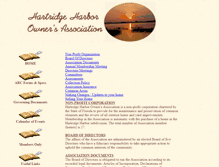 Tablet Screenshot of hartridgeharbor.com